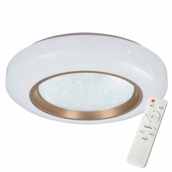 COQUELICOT DE PLAFOND LED 59W BRONZE RÉGLABLE