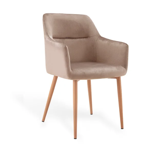 FAUTEUIL AINSLEY SABLE DE VELOURS