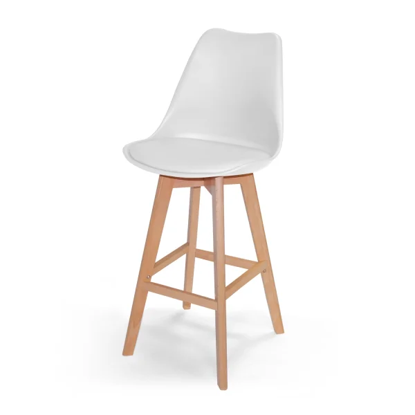 TABOURET KARLSKRONA TOUR BLANC