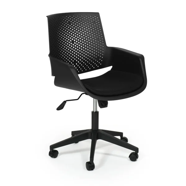 CHAISE DE BUREAU CLIFFORD AVEC DES ROUES NOIRES