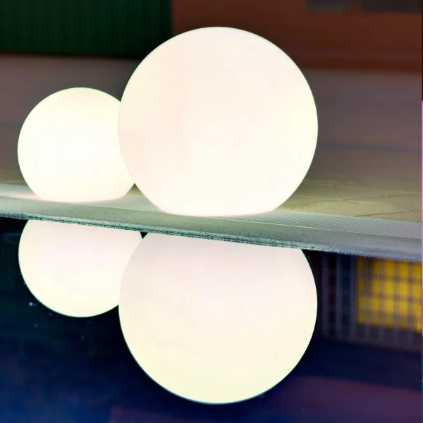 SPHERE - Lampe suspendue d'extérieur rechargeable - Batterie - Ø 10,2 cm -  LED 