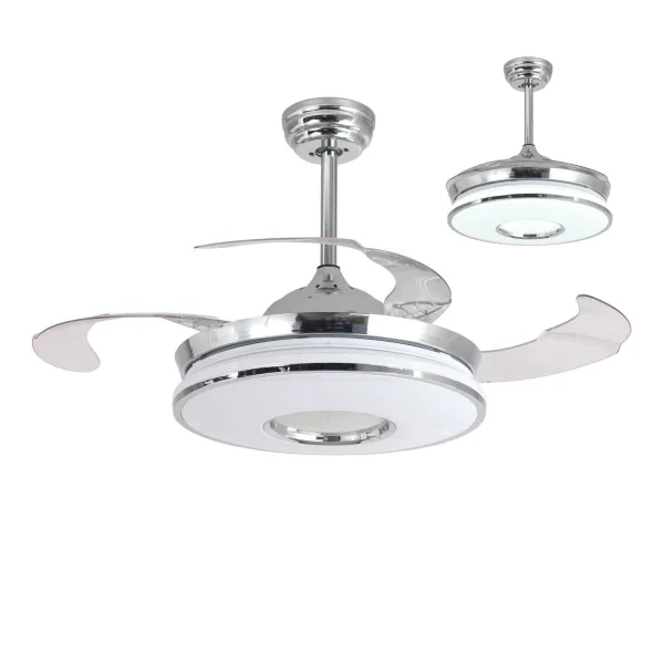 WISCONSIN 32+32W VENTILATEUR DE PLAFOND LED PLIANT