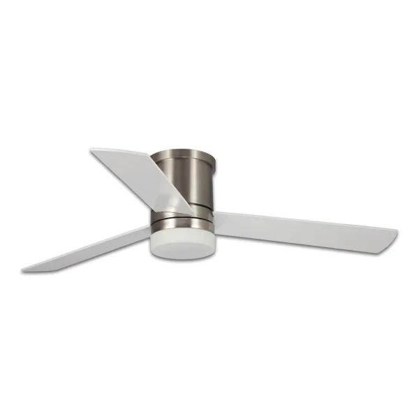 VENTILATEUR DE PLAFOND 18 W RÉGLABLE NICKEL SATINE NAYSA