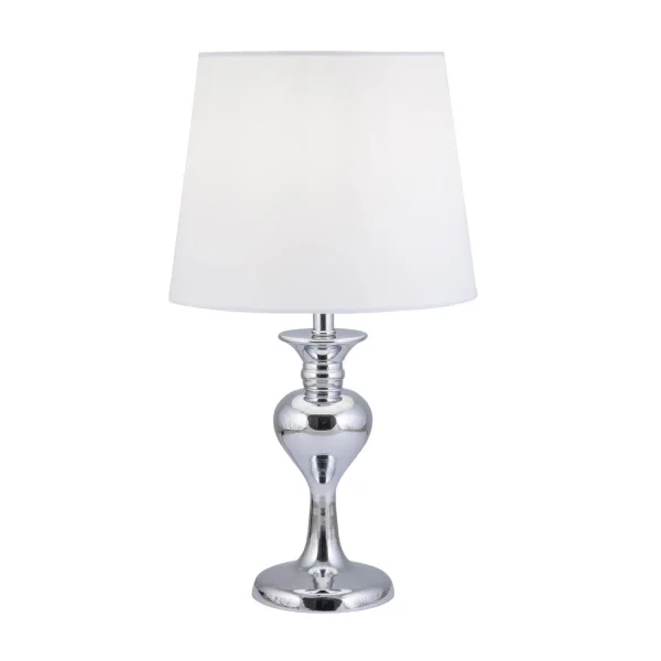 LAMPE DE TABLE CHROMÉE E27 CONSTANZA