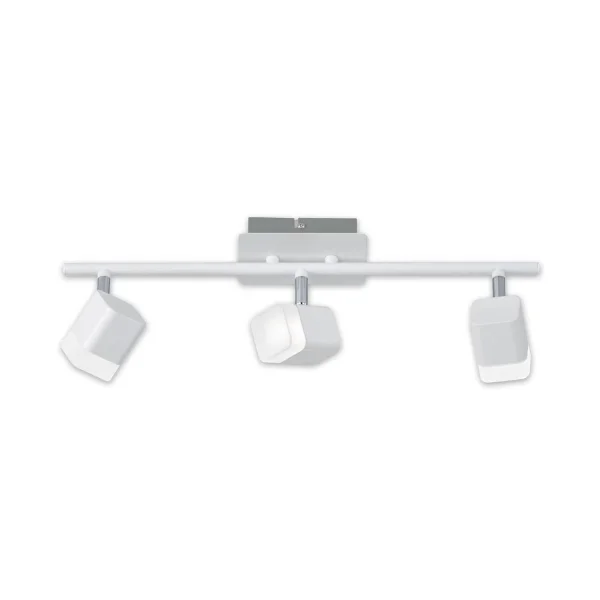 SPOT 3 LUMIÈRES LED 3x4 W 3000K MÉTAL BLANC ALPHONSE