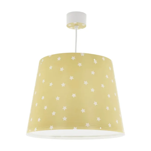 SUSPENSION STAR LIGHT JAUNE