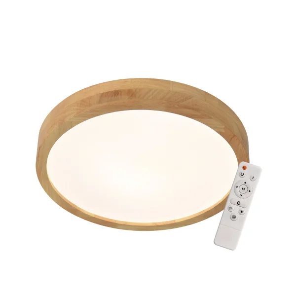 PLAFONNIER LED 48 W À GRADATION 48 W AVEC COMMANDE BOIS HARALD