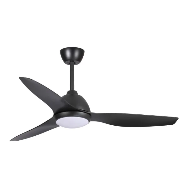 VENTILATEUR DE PLAFOND LED 18 W RÉGLABLE NOIR LEIDE