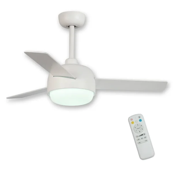 VENTILATEUR DE PLAFOND LED 24 W DIMMABLE BLANC