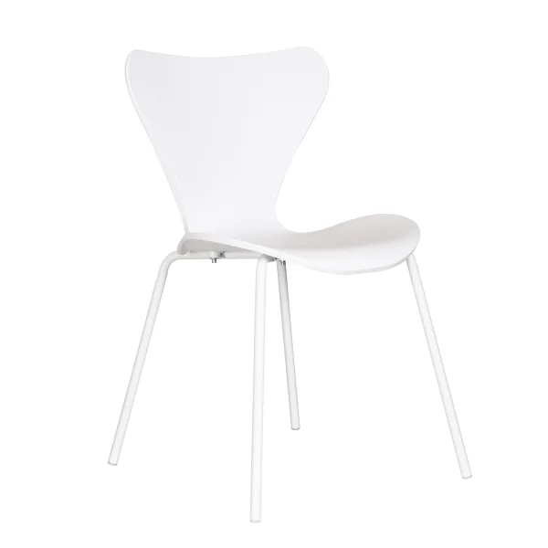 CHAISE EMPILABLE LUMINANCE BLANCHE