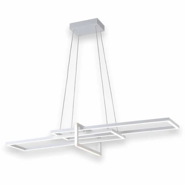 SUSPENSION LED RÉGLABLE 40 W BLANC ATTICUS