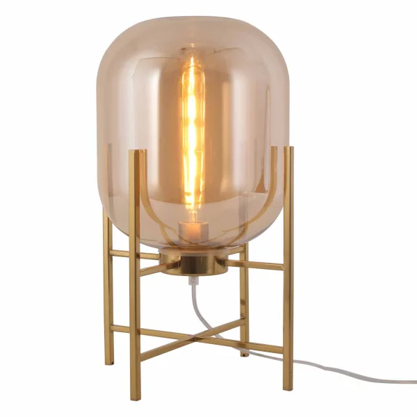 LAMPE DE TABLE CORDELIA OR/AMBRE