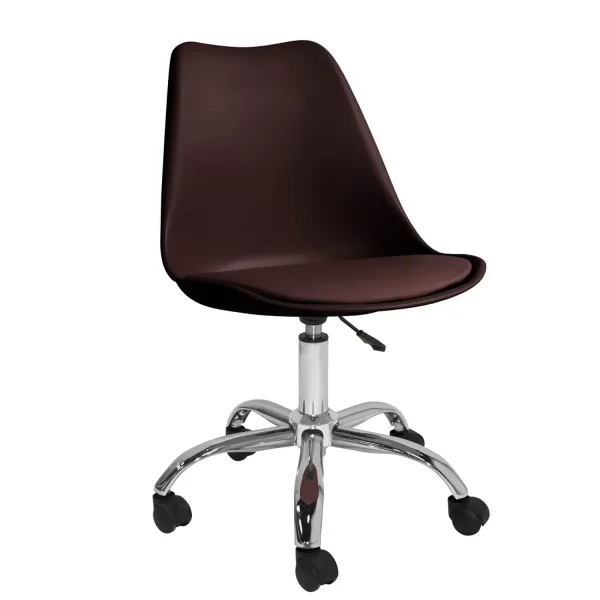 CHAISE DE BUREAU TOWER MARRON