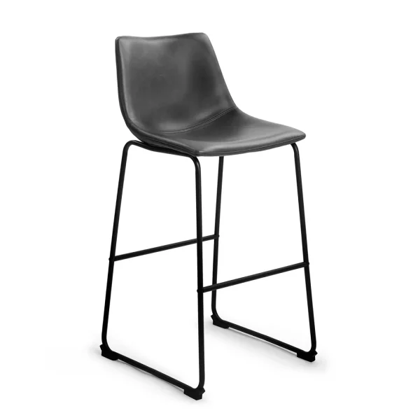 TABOURET LENNIX VINTAGE GRIS