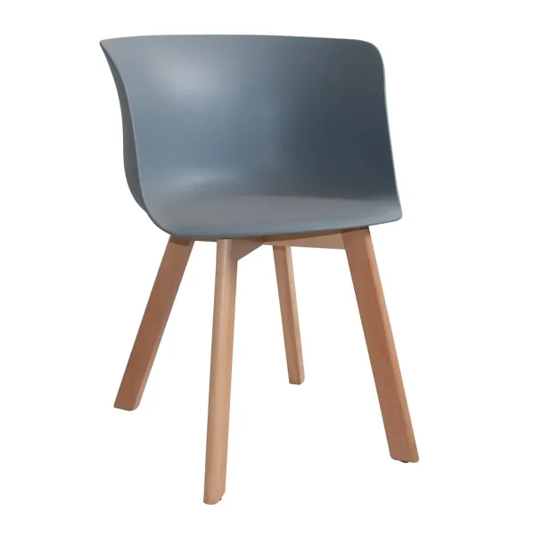 FAUTEUIL NORDIC WOOD GRIS