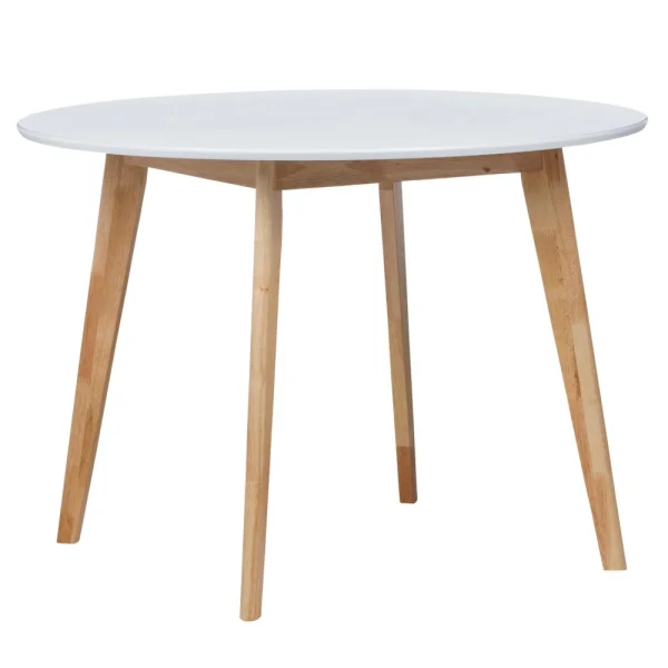 TABLE LEKA BLANC/NATUREL