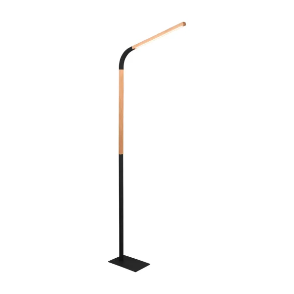 LAMPADAIRE LED 11W 3000K MÉTAL NOIR NELSON