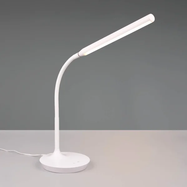 LAMPE DE TABLE TACTILE LED 5W RÉGLABLE BLANC TANNER