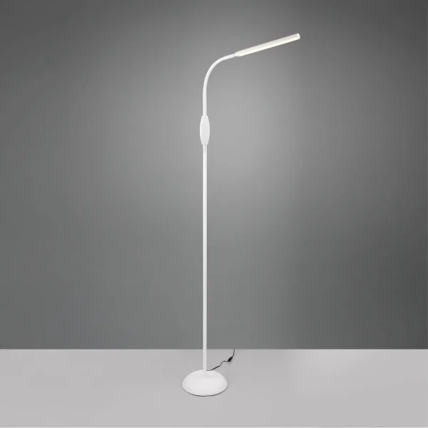 LAMPADAIRE LED TACTILE 5W RÉGLABLE BLANC TANNER