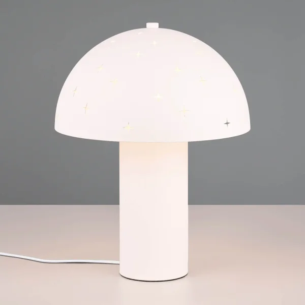 LAMPE DE TABLE MÉTAL BLANC E14 NISCALO