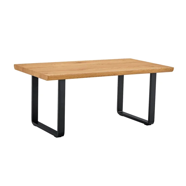 TABLE BASSE BECKETT BOIS NATUREL/NOIR