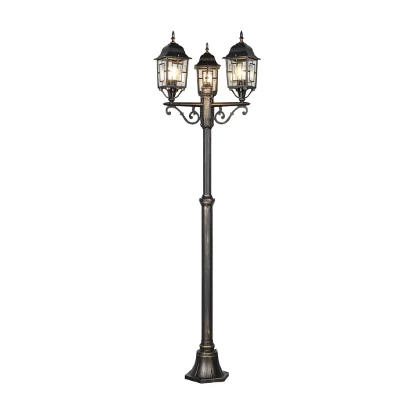 LAMPADAIRE D'EXTÉRIEUR E27 IP44 OXYDE 200CM VALESKA