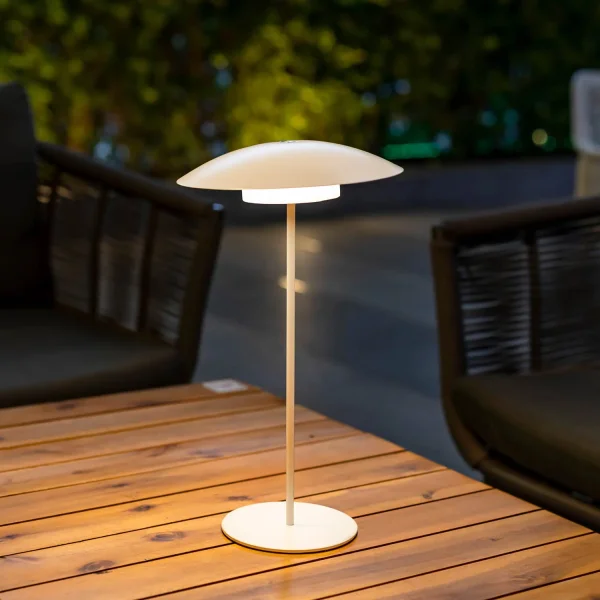 LAMPE DE TABLE EXTÉRIEURE IP44 BATTERIE BLANCHE SARDINIA 40