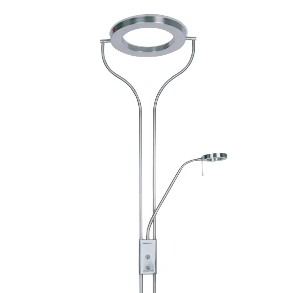 LED CARROUSEL 20W SATIN NICKEL LAMPE DE PLANCHER