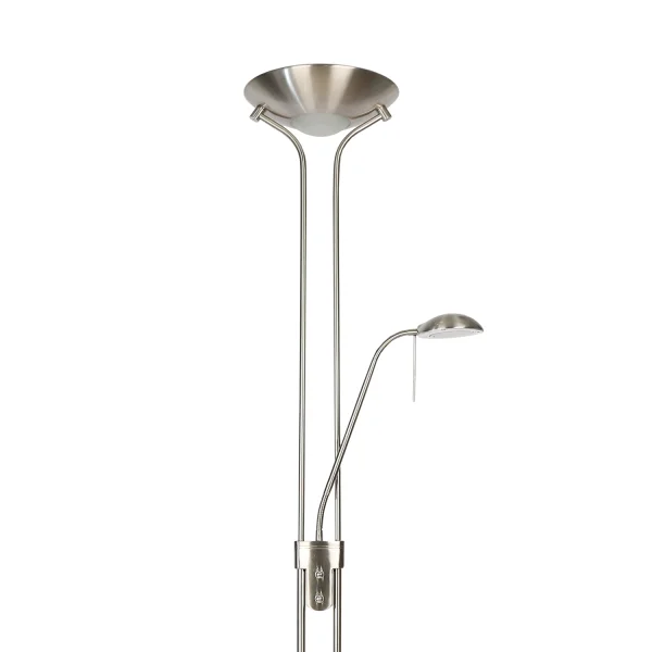 LED AYMERICK 18W SATIN NICKEL LAMPE DE SOL